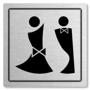 Piktogram WC společné